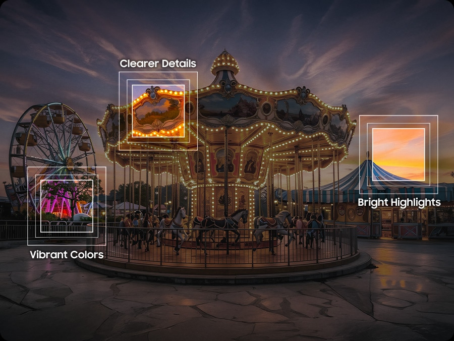 Enjoy HDR-like quality even with SDR content