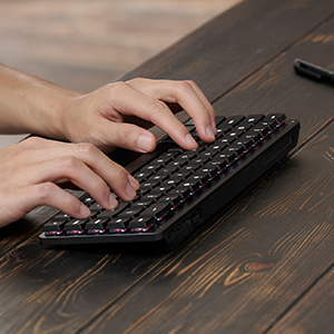 Smooth and precise keystrokes