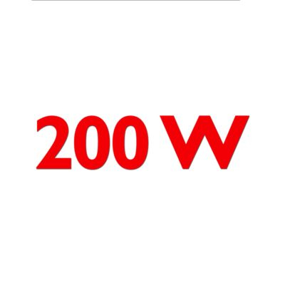 Leistungsstarker 200 W Motor