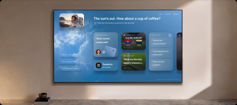 Frag deinen TV alles. Samsung Vision AI is here.