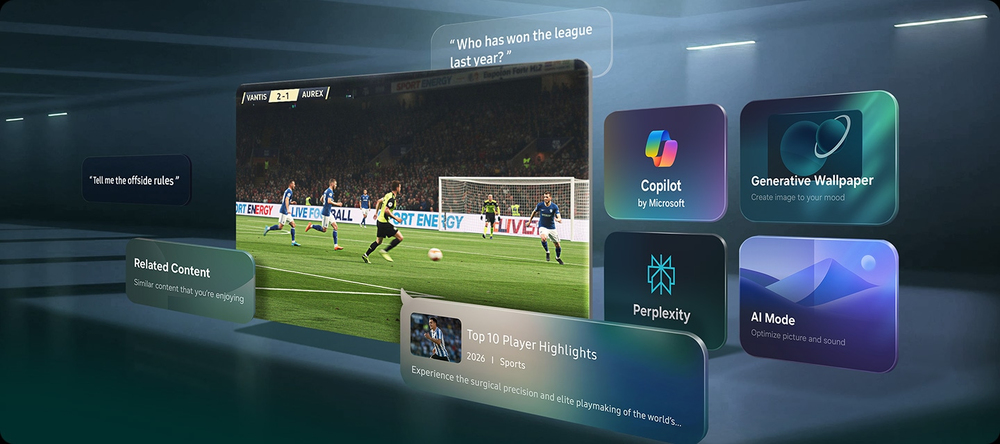 Frag deinen TV alles. Samsung Vision AI is here.
