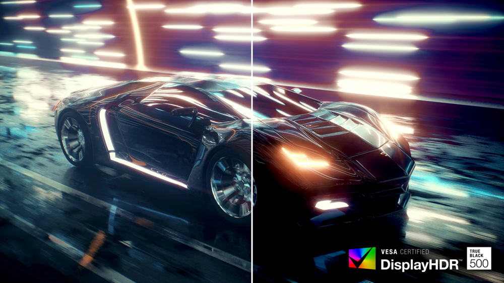 DisplayHDRTM TrueBlack 500 delivers incredible shadow details