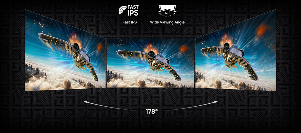 Vivid colors across the whole screen