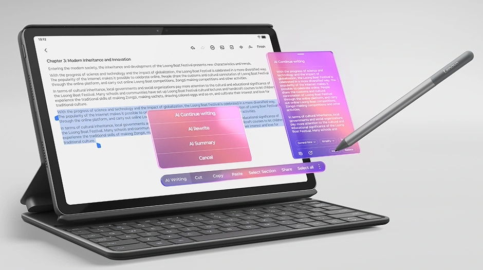 <p>LENOVO AI NOTE</p><p>Lassen Sie Ihren Ideen freien Lauf</p>