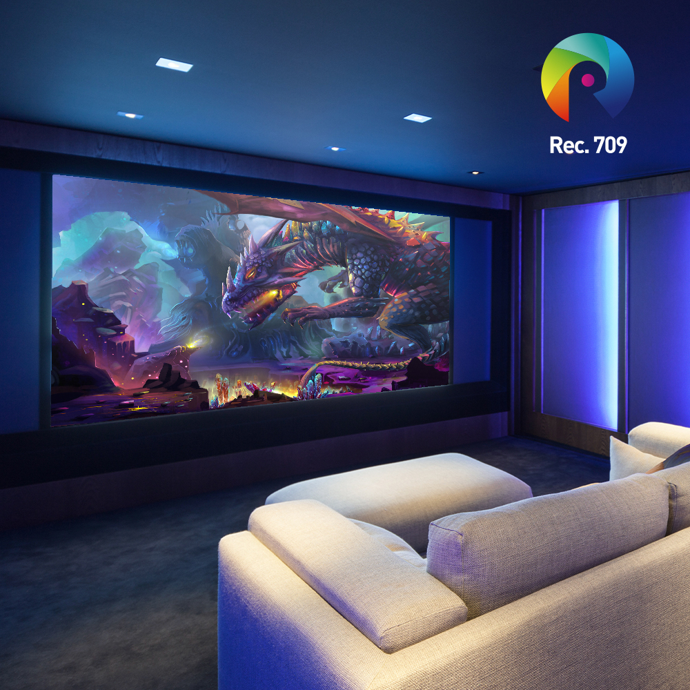 Enhanced LED 125% Rec. 709 Wide Color Gamut