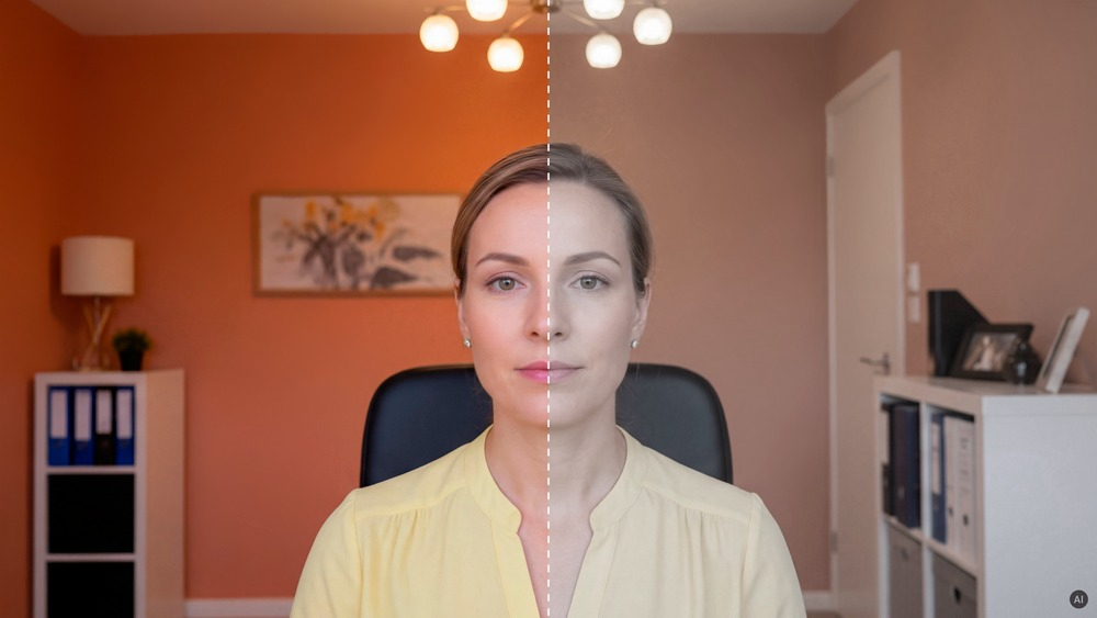 Achieve natural skin tone