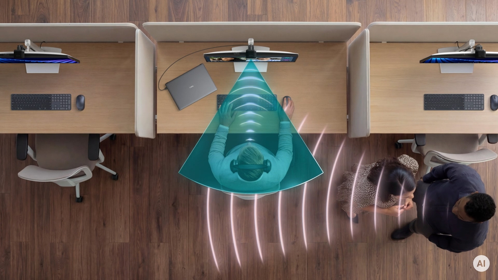 View-focused microphone for crystal-clear audio