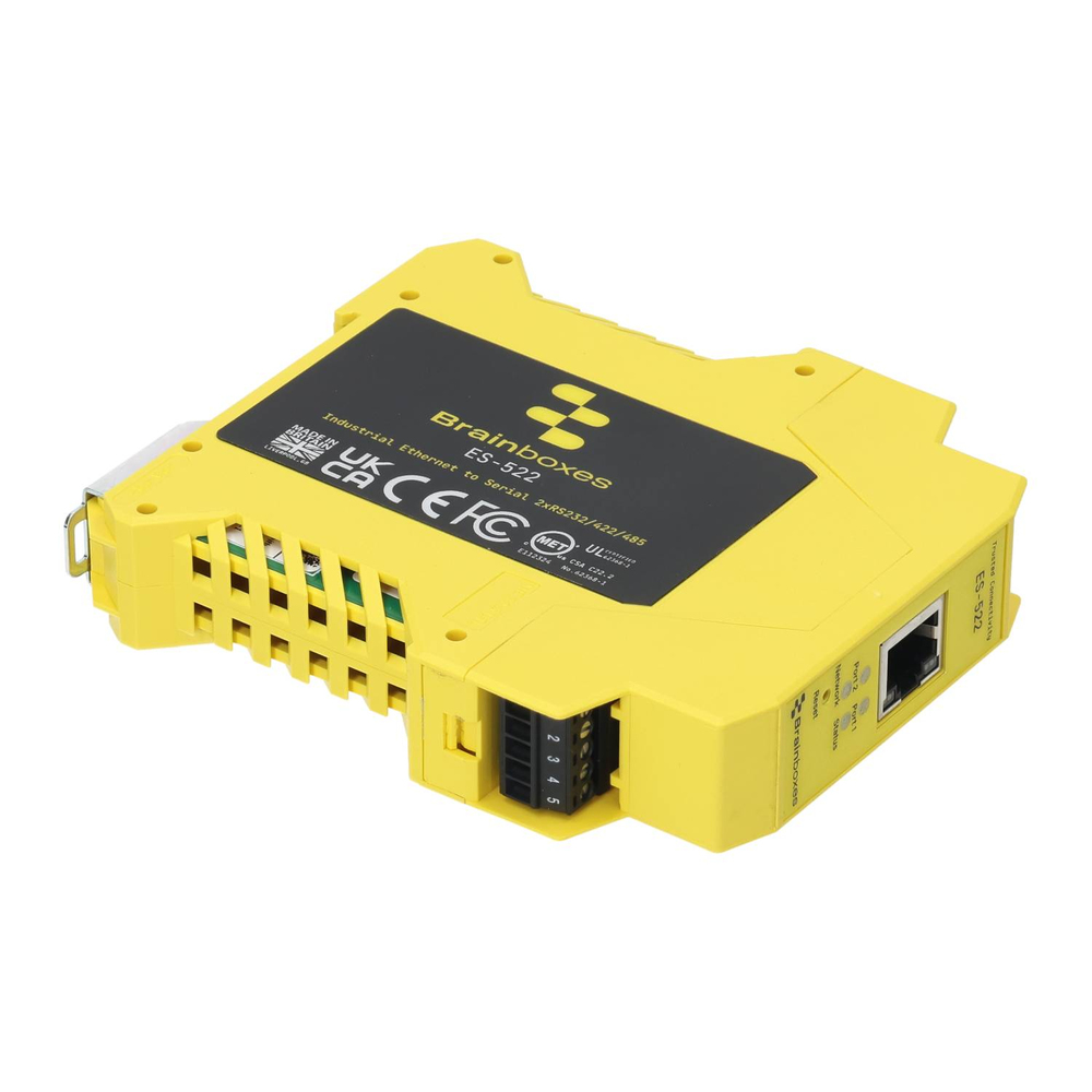 2 Port software selectable as RS232, RS422/485 Full duplex or RS422 Half duplex