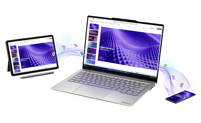 <p>A PC THAT WORKS FOR & WITH YOU</p>