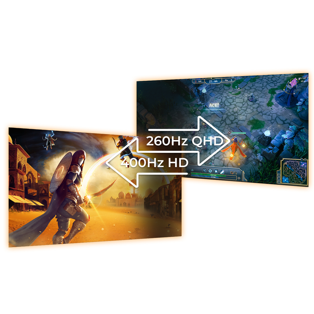 Dual Mode, HD@400Hz