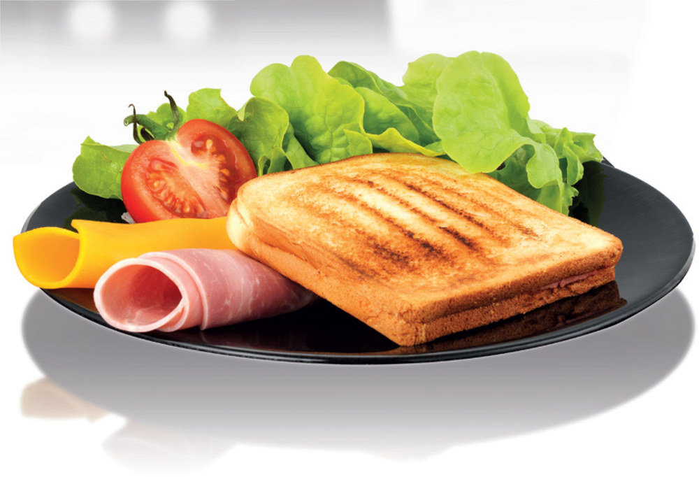 Bereiten Sie warme, köstliche Sandwiches zuhause im Handumdrehen zu.