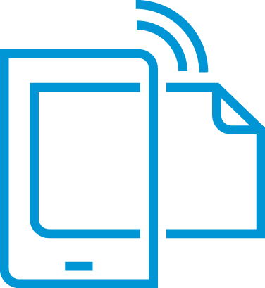 On-the-go printing with HP ePrint and Apple AirPrint.