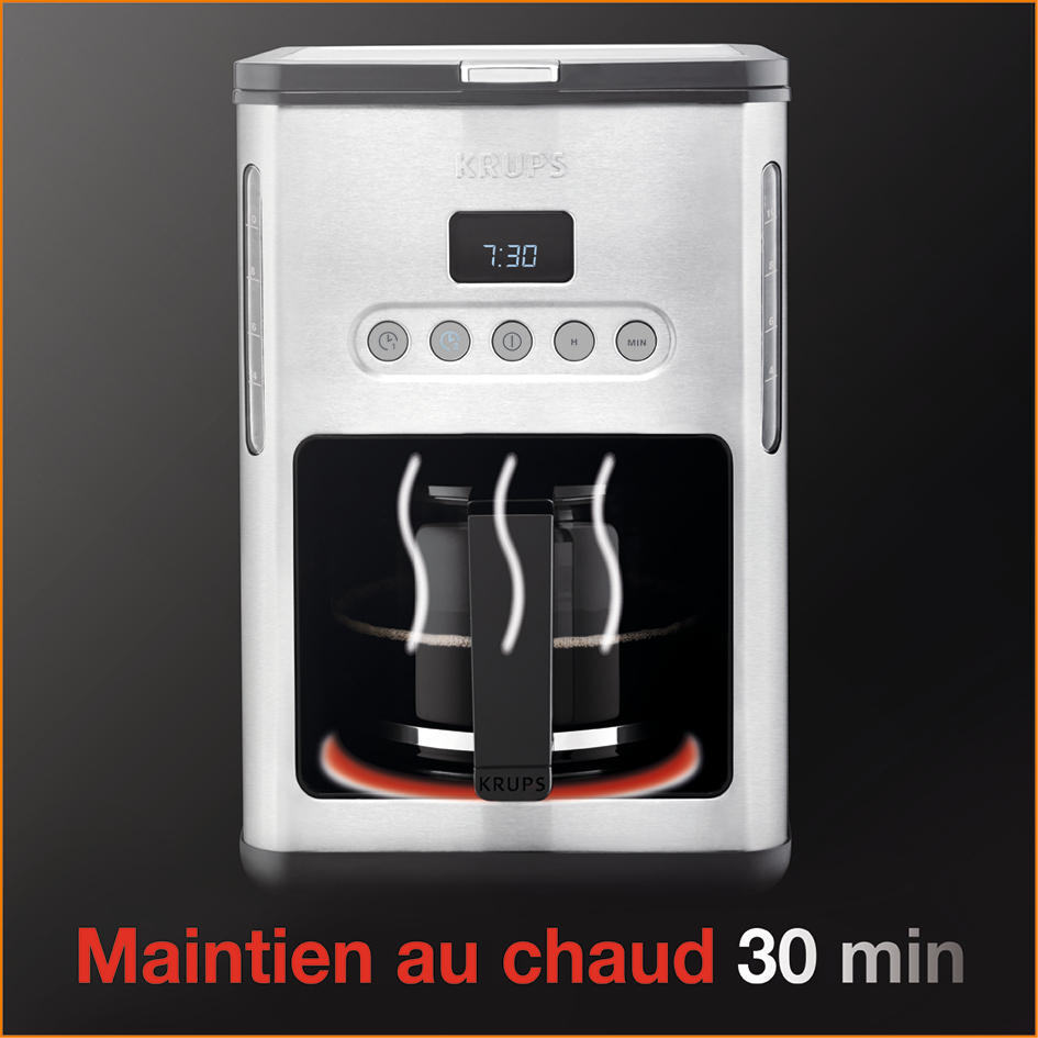 30-Minuten-Warmhaltefunktion