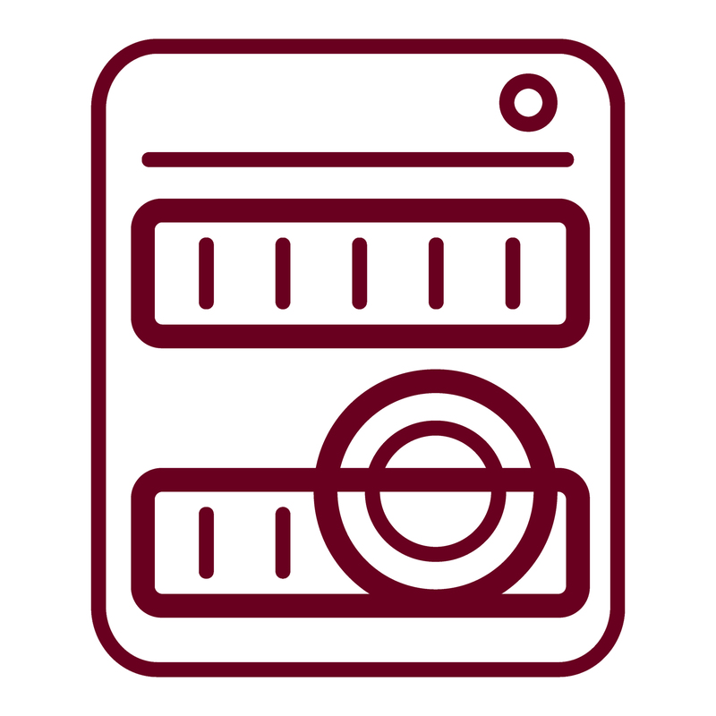 Dishwasher-proof parts for easy cleaning