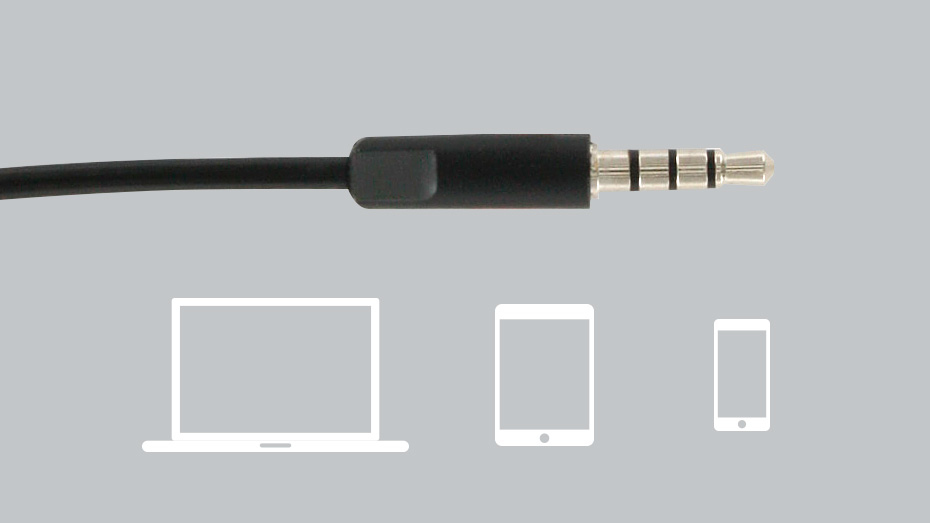 Conexión de toma de audio de 3,5 mm