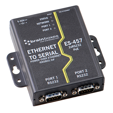 Serial port tunnelling