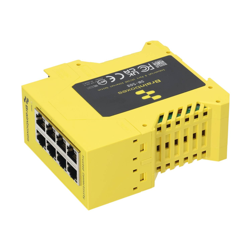 8x 10/100 Mpbs ports