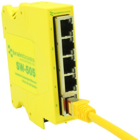 5x 10/100 Mpbs ports