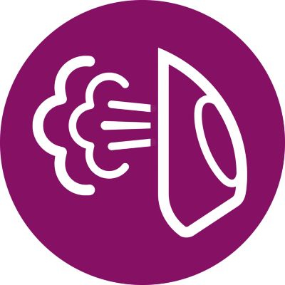 Üstün kırışık giderme için güçlü buhar