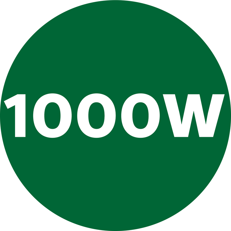 Potenza di 1000W