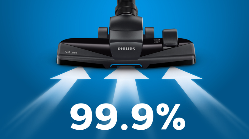 99,9 % Staubaufnahme* für eine hohe Reinigungsleistung