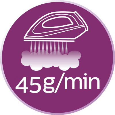 Güçlü ve tutarlı performans için 45 g/dk'ya kadar buhar çıkışı