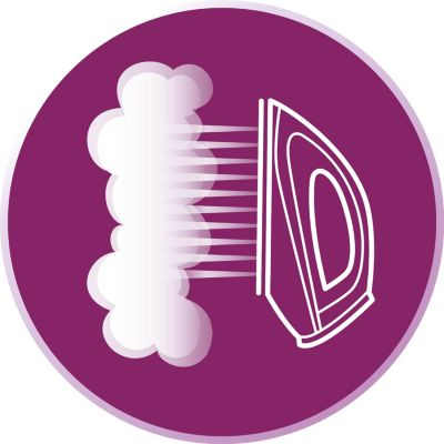 Asılı kumaşlar için dikey buhar püskürtme