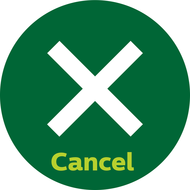 Cancel button stops toasting at any time