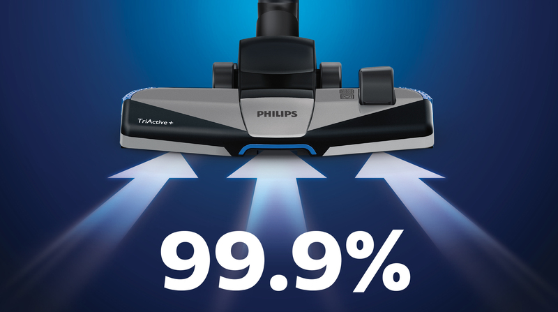 99,9 % Staubaufnahme*** für eine hohe Reinigungsleistung