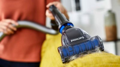 Turbo-miniborstel om eenvoudig (huisdier)haren en pluisjes te verwijderen