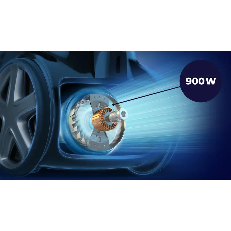 900-W-Motor für hohe Saugleistung