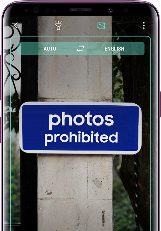 La fotocamera che grazie a Bixby legge istantaneamente quello che i tuoi occhi non riescono a decifrare.