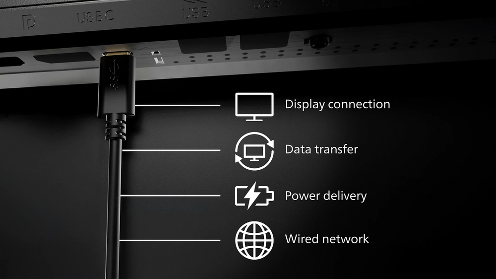 La connexion RJ-45 vers USB-C permet une connexion réseau facile et sécurisée