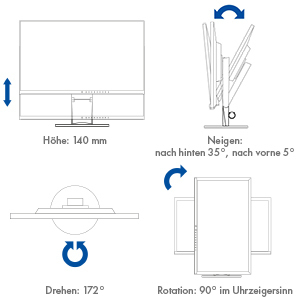 Flexibler Standfuß