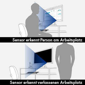 EcoView-Sense: Bewegungssensor als Stromsparfunktion