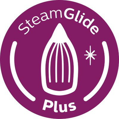 Her kumaş üzerinde rahatça kayan SteamGlide Plus taban