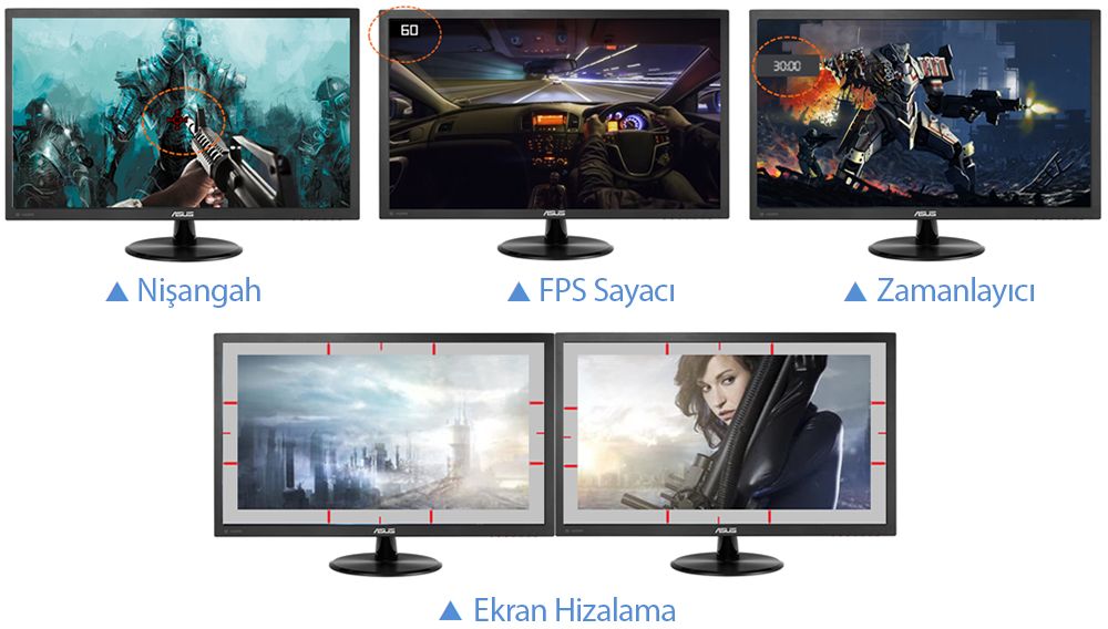 ASUS’a özgü GamePlus teknolojisi