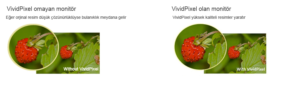 En İyi Görüntü Kalitesi için VividPixel Teknolojisi