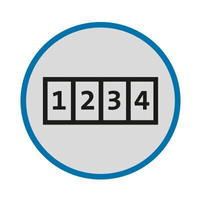 Serialised keyless preset combination