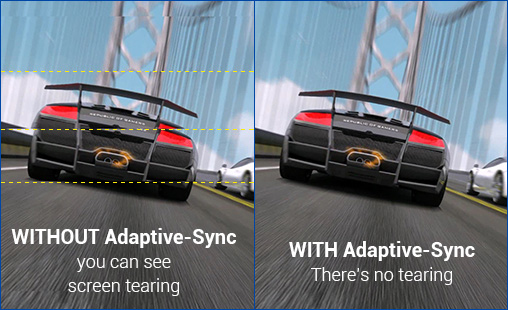 Akıcı oyunlar için Adaptive-Sync teknolojisi