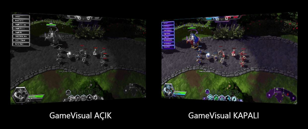 ASUS'a özgü GameVisual teknolojisi