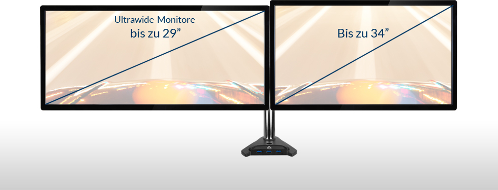 Auch für Ultrawide-Monitore geeignet