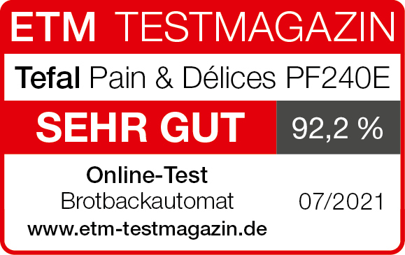 Etm Testmagazin Sagt Sehr Gut 92,2% Im Test 07/2021