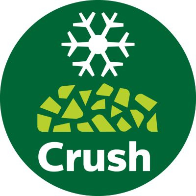 Eis und andere harte Zutaten crushen