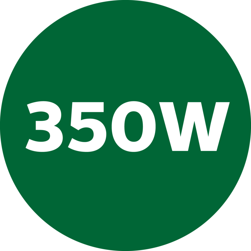 Starker 350-W-Motor für seidige Ergebnisse