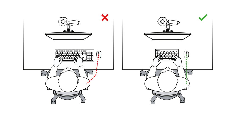 Ergonomischer Hintergrund