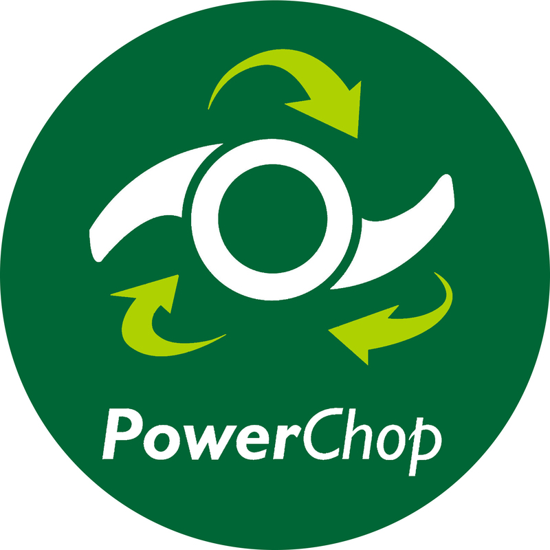 „PowerChop“ technologija užtikrina puikų smulkinimą