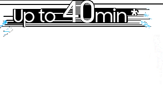 Fino a 40 minuti di autonomia
