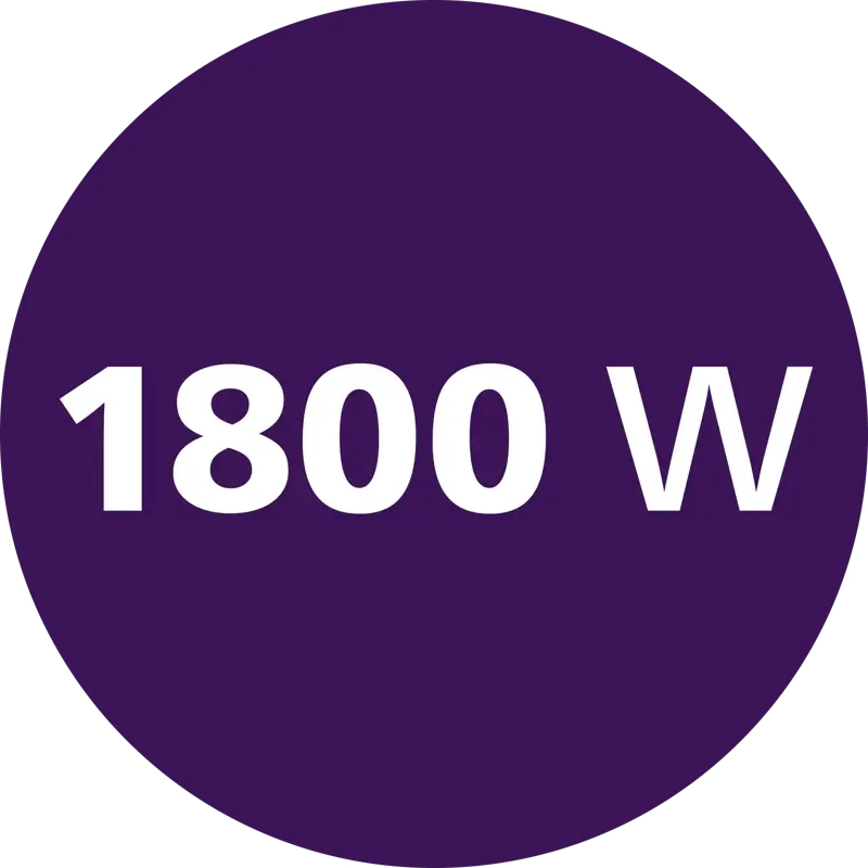 Fino a 1800 W di potenza