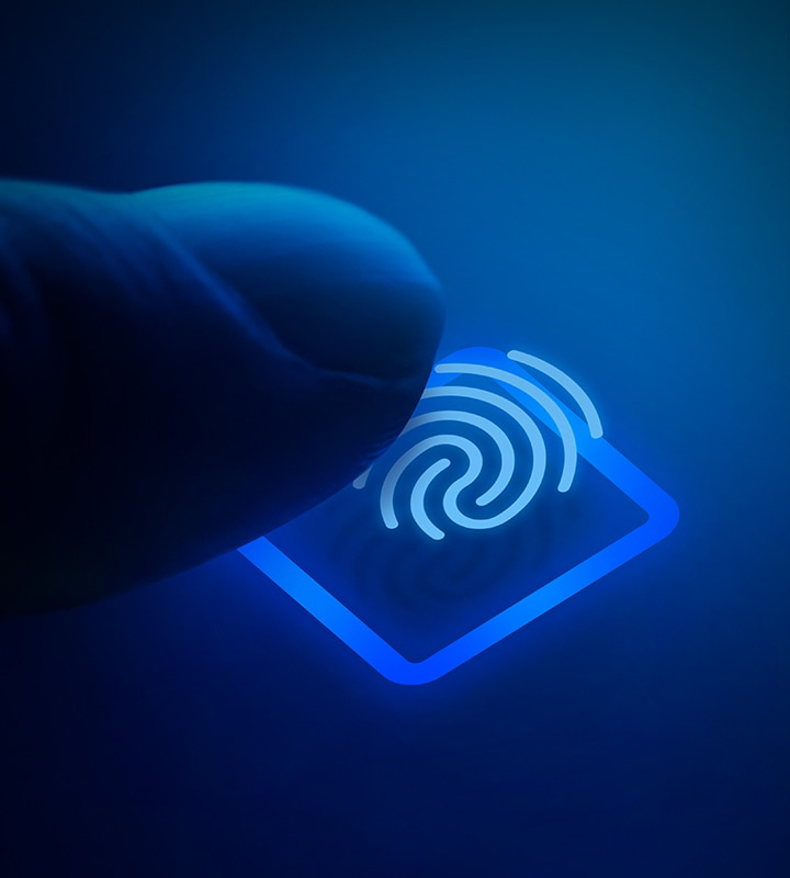 Secure with a touch